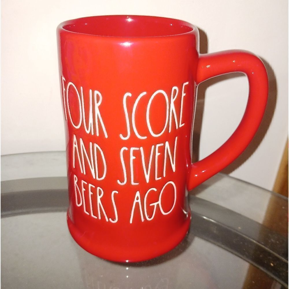 Rae Dunn Four Score Brew Mug New in box